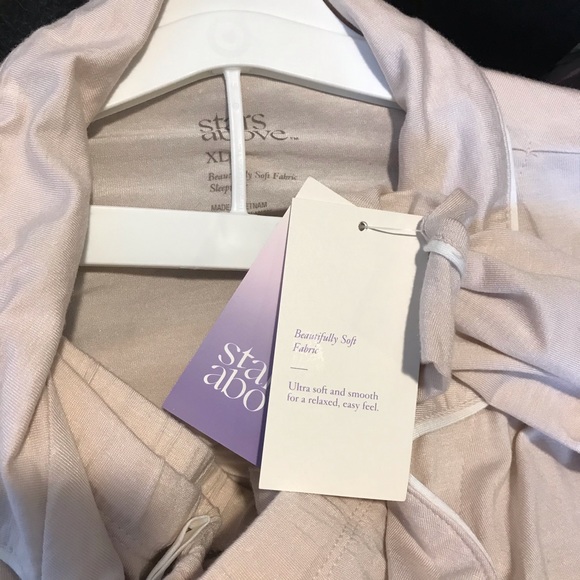 SOLD| Stars Above Women’s Pajama Set Soft Pink XL - Picture 4 of 4